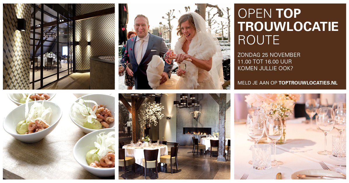Winterse plannen voor jullie bruiloft? Maak ze bij Mereveld op onze unieke locatie. Ervaar Mereveld zelf en kom zondag 25 november langs tijdens de Open Toptrouwlocatie Route. 💍

Meld je aan op: opentoptrouwlocatieroute.nl/trouwlocaties/…