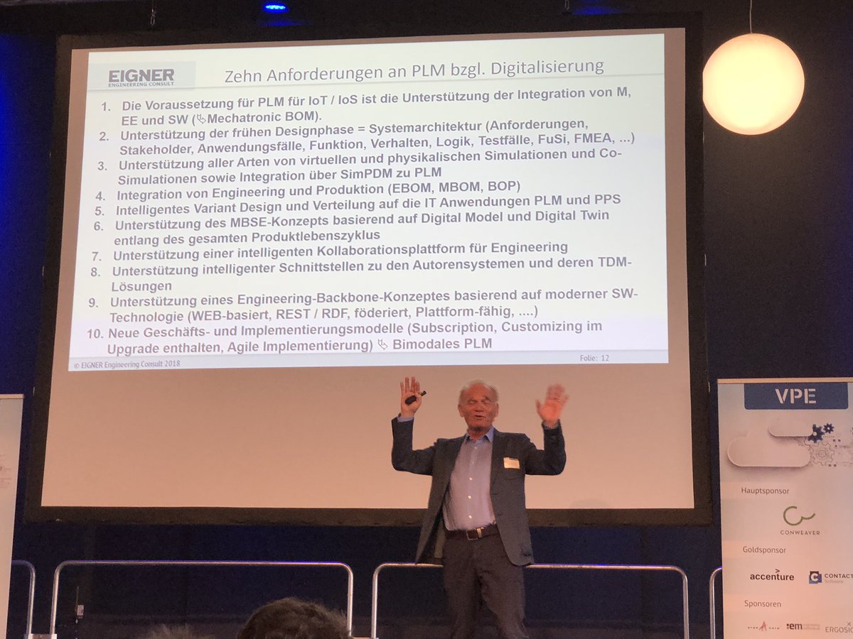 marcus_krastel's tweet photo. 10 PLM Anforderungen .. alte Bekannte und neue Herausforderungen. Besonders freut mich, dass das Thema SimPDM es in die TOP 10 geschafft hat. Wird auch langsam Zeit. #SimPDM #SYSLM @em_engineering https://t.co/6COTzg9fvo