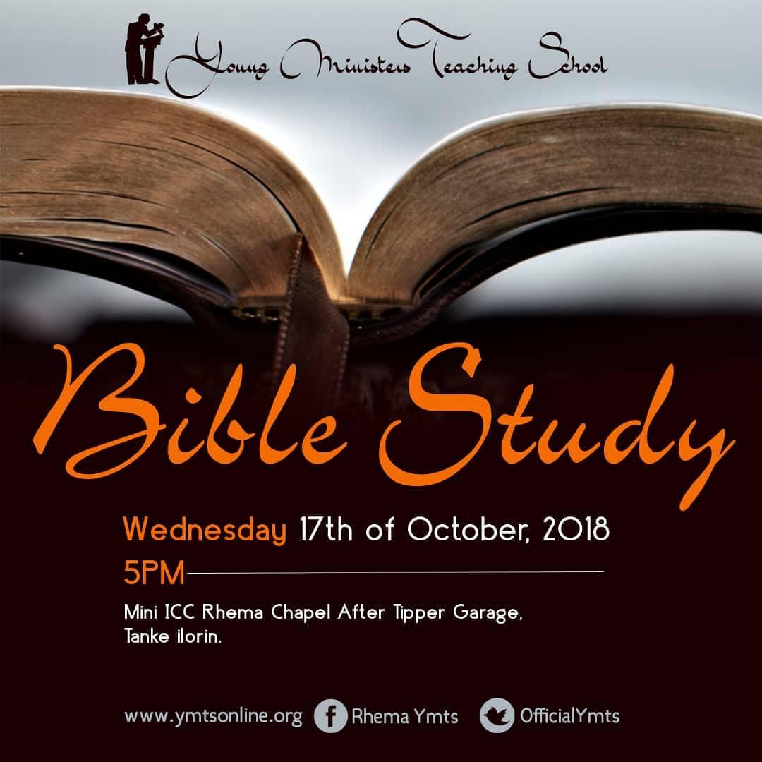 OfficialYMTS's tweet photo. "For the word of God is alive and active. Sharper than any double-edged sword, it penetrates even to dividing soul and spirit, joints and marrow; it judges the thoughts and attitudes of the heart"
Join us this evening by 5pm...
#rhemachapelhq #ymts #teaching #biblestudy https://t.co/WoPbddocRT