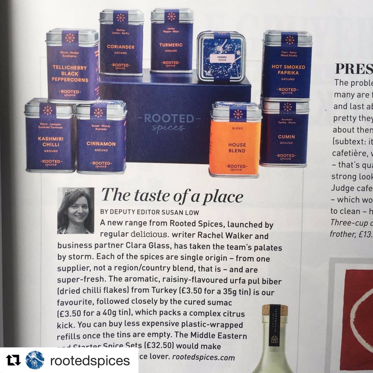 We couldn’t be more excited to find ourselves in this month’s ‘Wish List’ <a href="/deliciousmag/">delicious. magazine</a> — thank you for the kind words <a href="/slowdownandeat/">Susan Low</a>, delighted that you’ve been enjoying the Turkish Urfa Pul Biber as much as we do!