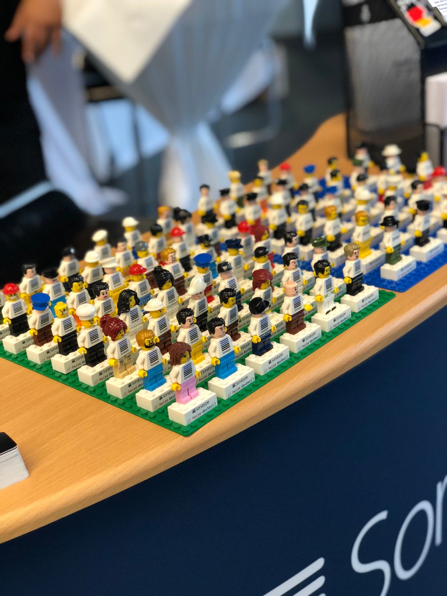 sonatype's tweet photo. Excited to be @heise_devSec this week in #Germany - come on by our stand to pick-up your #LEGO mini-figure and meet our team 😎 #devSec18 https://t.co/d9Wrq3eVuM