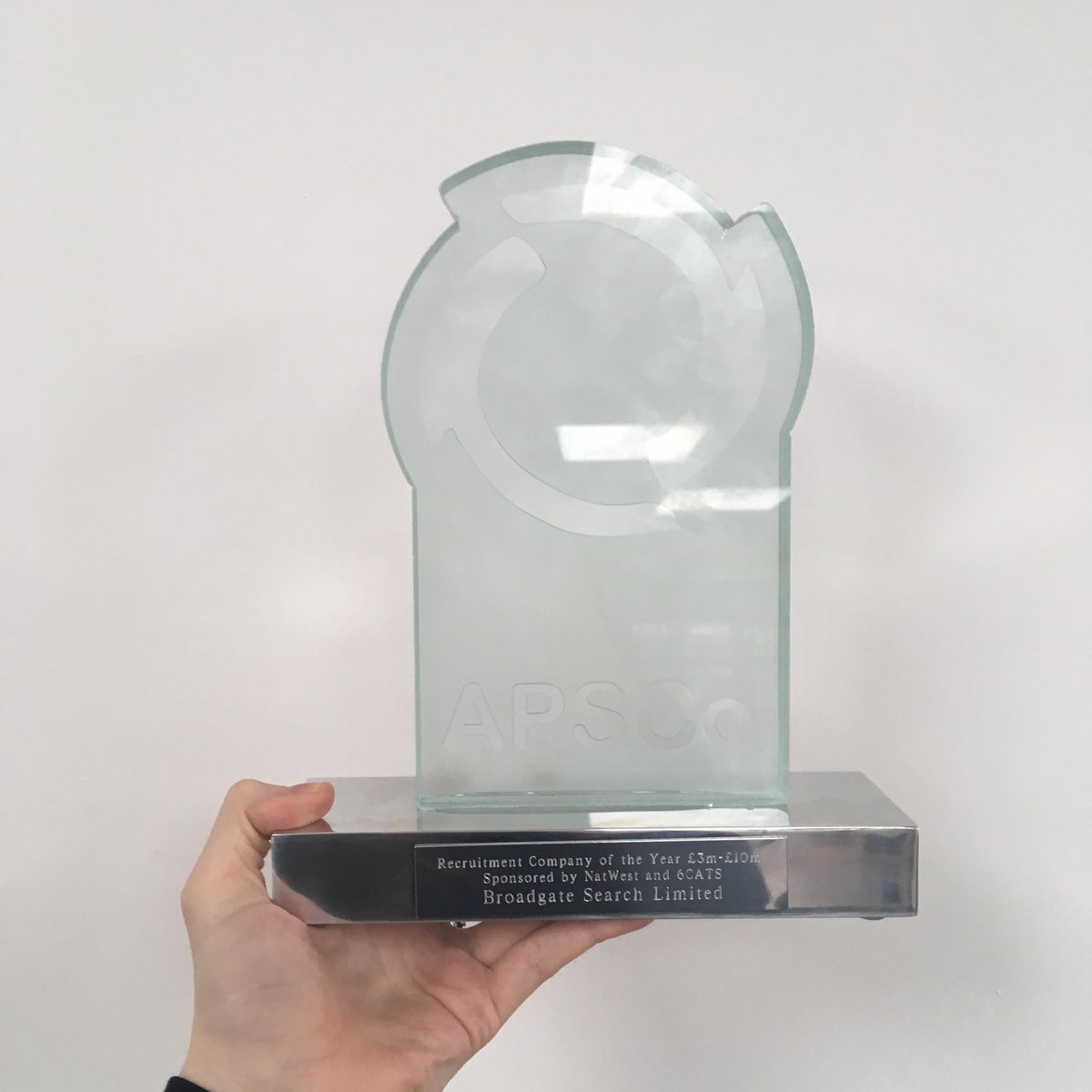 broadgatesearch's tweet photo. It gives us great pride to announce that we won 'Best Recruitment agency £3m-10m Turnover' at the prestigious @APSCo_org Awards 2018! We are over the moon.
#IntegritytotheCore #BroadgateSearch #APSCOAwards2018 https://t.co/uGGMGQ19Mp