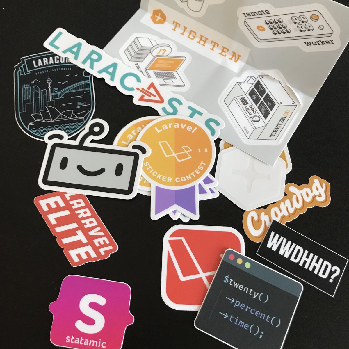 AnneKoep's tweet image. Look at what I found in my mailbox 😱
@calebporzio #laravelstickercontest2018