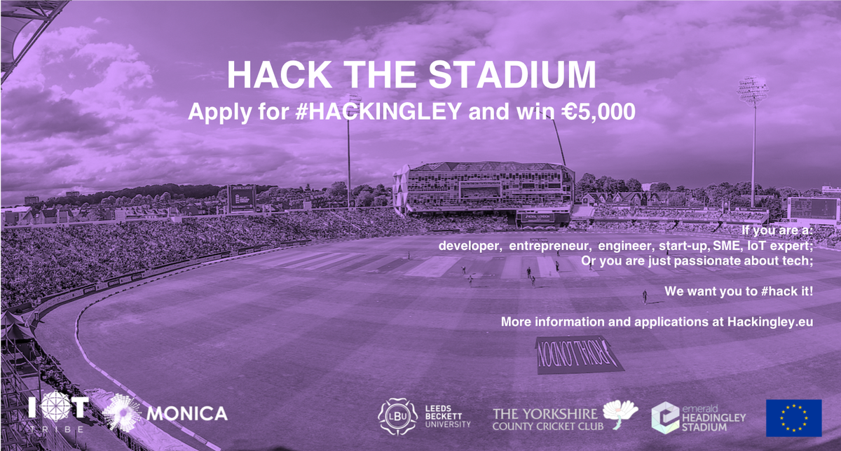 IotTribe's tweet photo. The #countdown begins! 9 days left for #HACKINGLEY , the #IoT #hackathon in the North hosted by the #accelerator in the North! Remember, โฌ5000 prize, a European pilot on your solution and access to our next acceleration round. Registration https://t.co/BqsM3VSIm5 https://t.co/1ZqFRmytya