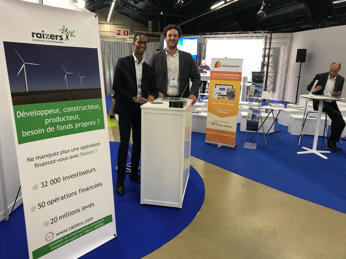 Raizers's tweet photo. La team @Raizers est présente toute la journée au RDV majeur de l'#éolien en France au Parc Floral de #Paris ! Notre équipe d'analyste est là pour vous présenter les solutions de financement des #ENR , passez leur dire bonjour ! 
Retrouvez-nous sur https://t.co/F33aabMJ7i https://t.co/xQgYDMRWWv