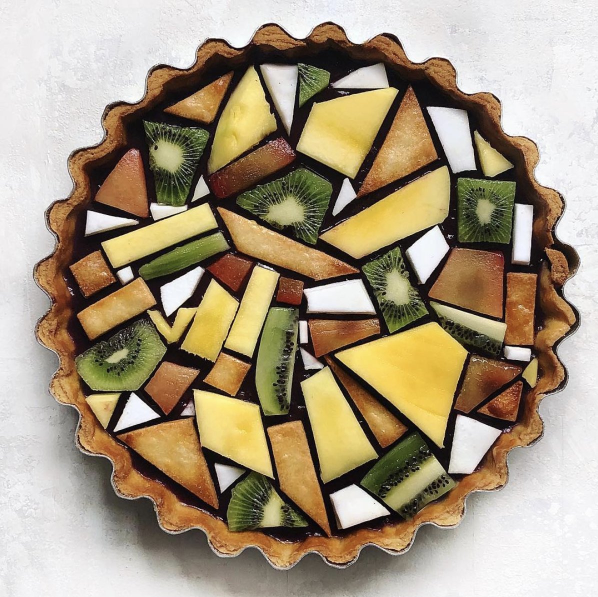 presentcorrect's tweet photo. Terrazzo tart. 
https://t.co/xjy5jyDB9w https://t.co/aP1VIApHPR