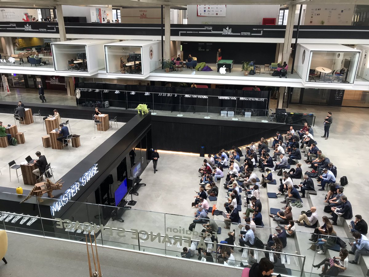 Day One of <a href="/franceisai/">FranceisAI</a> at STATION F! Let’s talk about the future of AI 👾 with speakers including <a href="/m_somekh/">Matthieu Somekh</a> (co-president), <a href="/Ourghanlian/">Bernard Ourghanlian</a> (<a href="/microsoftfrance/">Microsoft France</a>), <a href="/agramfort/">Alexandre Gramfort</a> (<a href="/Inria/">Inria</a>), <a href="/moustaki/">Yves Raimond</a> (<a href="/netflix/">netflix⁷</a>) and more! 🤩