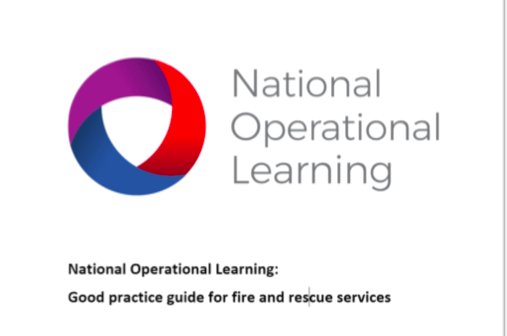 UKFireandRescue's tweet image. Have you read the Good Practice Guide? It&apos;s fundamental to our process of #opslearning. ukfrs.com/learning