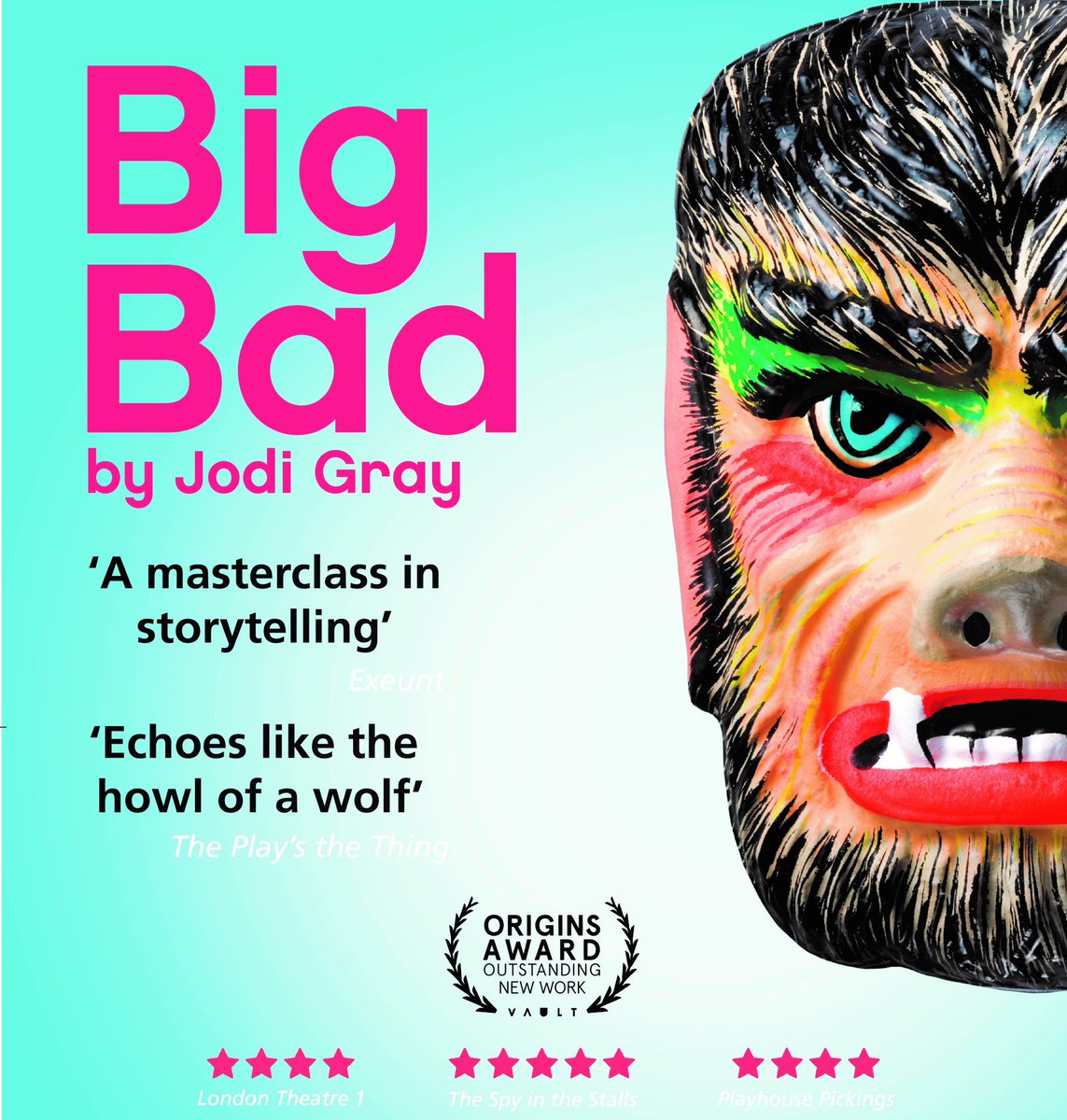 Tonight and tomorrow, the VAULT Fest show <a href="/BigBadPlay/">Big Bad</a> is coming to the <a href="/LndnHorrorFest/">London Horror Fest</a> at <a href="/ORLTheatre/">Old Red Lion Pub & Playhouse</a>. A blackly comic supernatural horror with BITE. Don't miss: oldredliontheatre.co.uk/big-bad.html