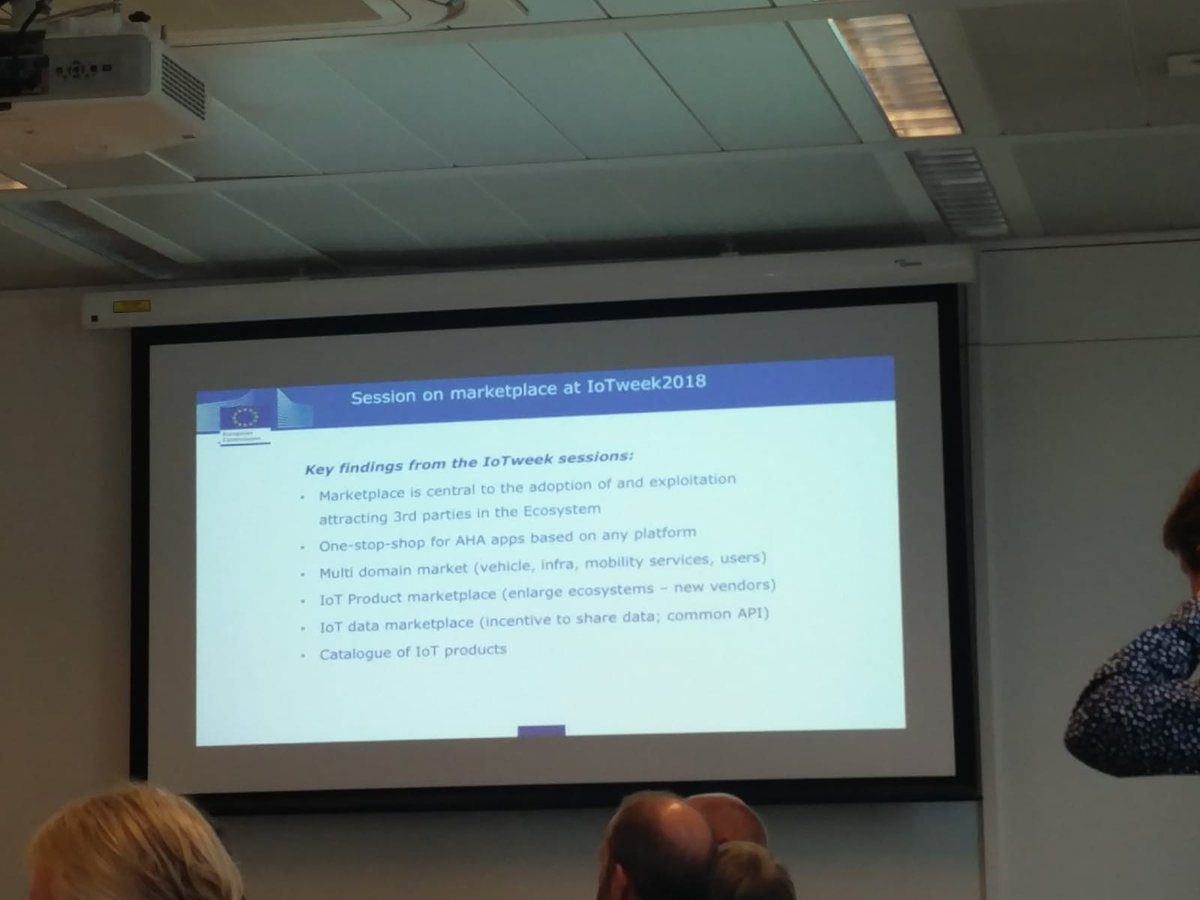 SyncCityIoT's tweet photo. #IoTLSP gathering and task force for strong activity group collaborations - insights received from EU Commission #IoTweek2018. @openlivinglabs @SyncCityIoT @oascities @U4IoT @MonicaProject @ACTIVAGEproject @IoF2020 @AUTOPILOT_EU @CreateIoT_eu https://t.co/DayAqB4DMz
