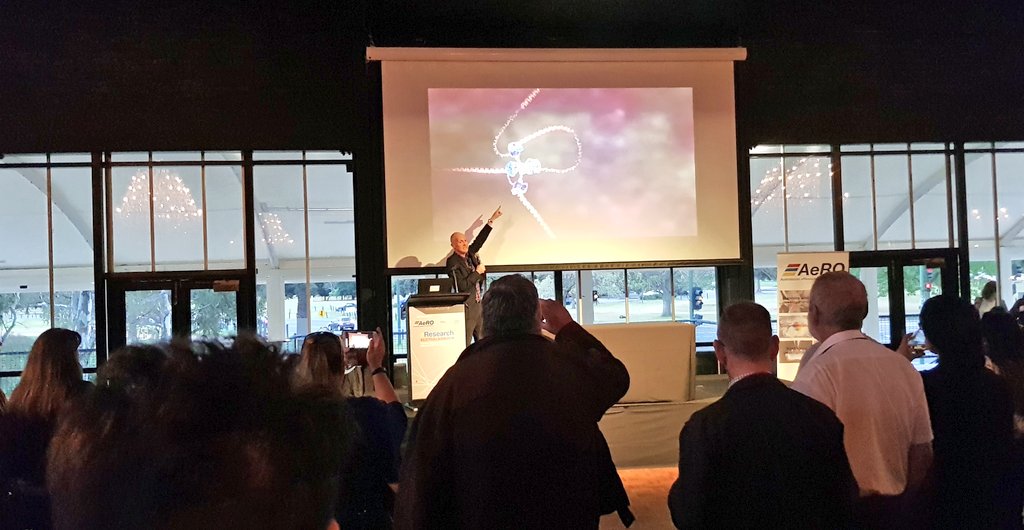 StevenPChang's tweet image. Canapes, drinks, and the molecular machines that create your flesh and blood... #eResAu2018 #datalibs