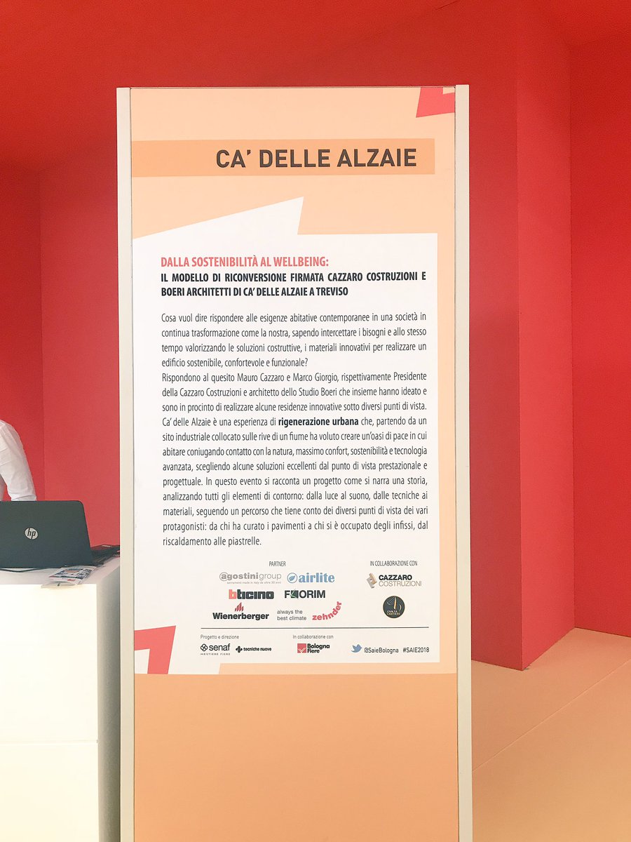 CCantiere's tweet photo. Vi aspettiamo tutti alle 15:30 alla piazza delle eccellenze al #Saie per presentare il modello Ca delle Alzaie con @CazzaroGroup @SaieBologna e @boeriarchitetti @wienerberger @AirliteItalia @Agostinigroup @BTicino @Zehnder_Passive https://t.co/WGPafFbnzL