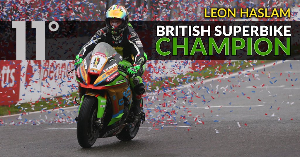 11_Degrees's tweet image. Leon Haslam has been crowned British Superbike Champion! Congratulations!