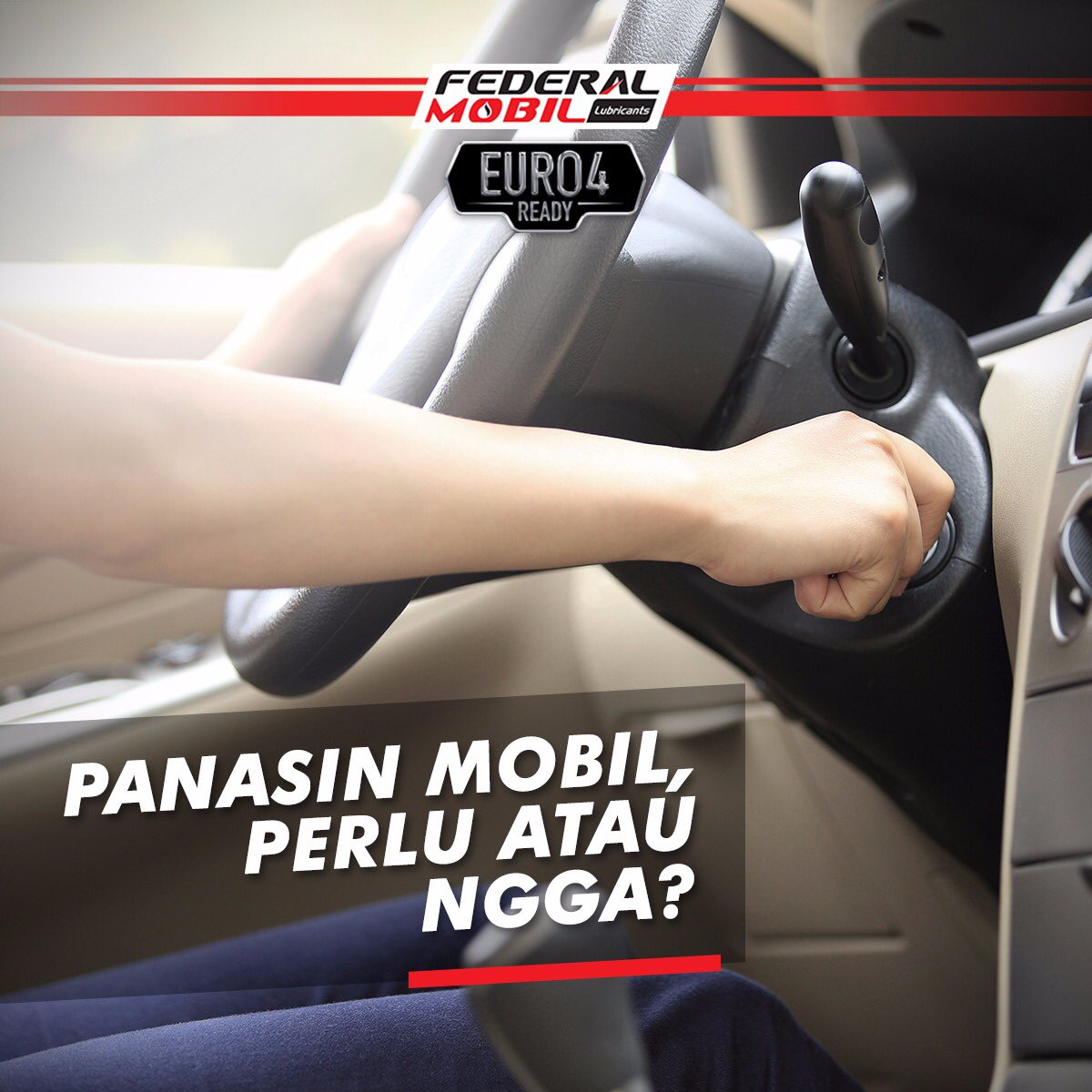 Menurut lo panasin mobil di pagi hari itu masih perlu ngga sih?

Tau ga, sudah adanya teknologi injeksi yang membuat mobil tidak perlu dipanaskan lagi setiap pagi. Cek alasannya di bit.ly/tipsmemanaskan…

#FederalMobilLubricants
#DriveSmartSaveTheEarth
#FederalMobilEuro4Ready