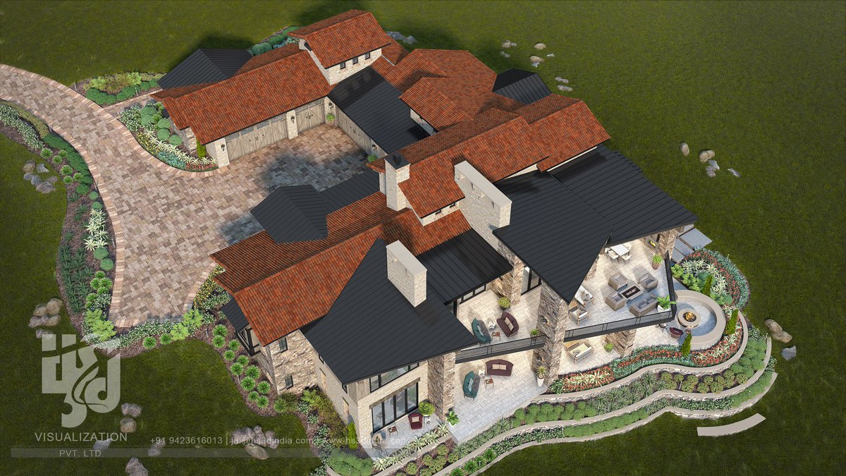 hs3dindia's tweet photo. #3DOUTSOURCING #hs3dIndia #cgi #3DEXTERIOR #archdesign #archilovers #architecture #archstudent #aerialview #USA #architecture #architecturelovers #landscaping #architectural #visualization #dayrender #duskrender #usa #villa #walldesigns #Rooftop #hs3dindia #artists #happyclient https://t.co/zUOVjLXndJ