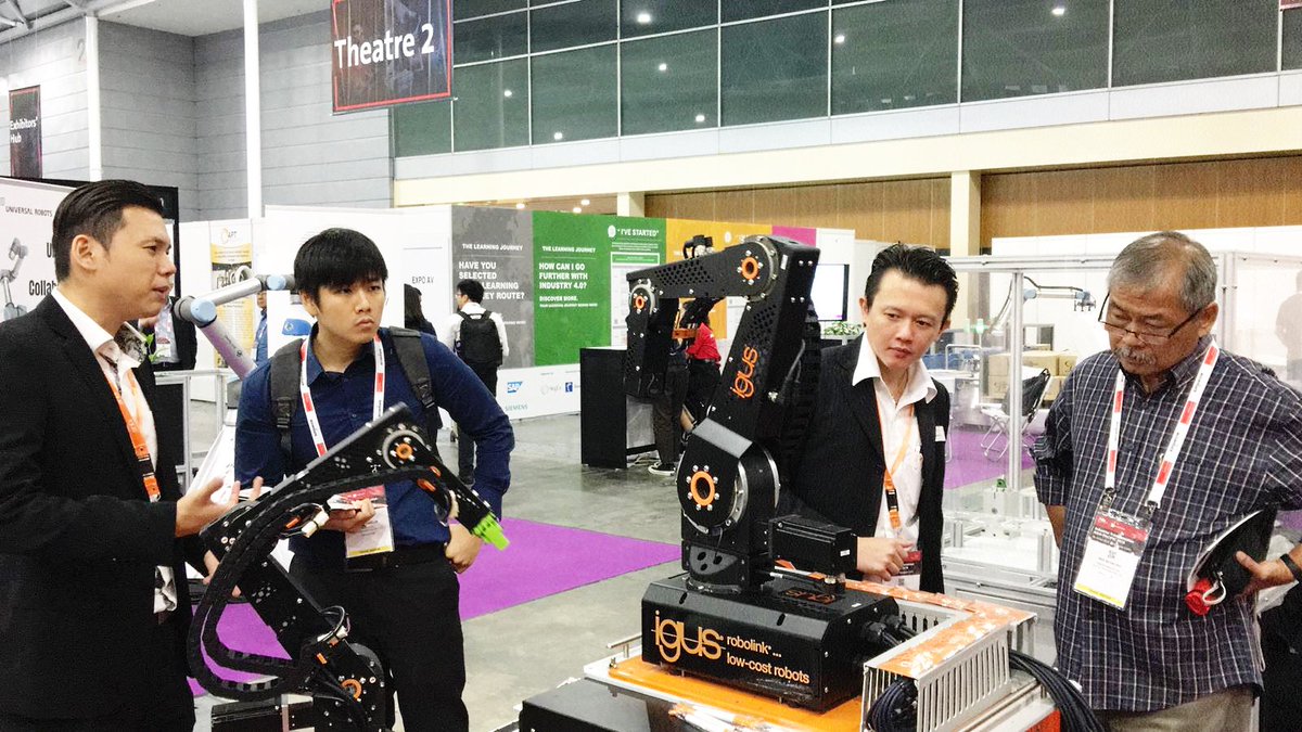 igusASEAN's tweet image. Day 2 of #ITAP 2018!
Many customers are showing their interests in our machines and applications...
Head down to our booth G23, Hall 2 to see it for yourself.
#isense #robolink #industry40 #automation