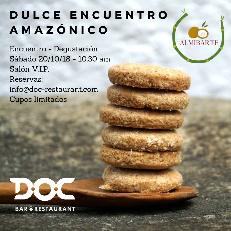 Durante esta #experienciaDOC, los comensales tendrán la oportunidad de probar 10 dulces criollos que vienen cargados de calidad e historia. Cada bocado tiene una investigación previa que Antonella Di Russo de <a href="/almibarte/">Almibarte</a> compartirá con nosotros ¡Te esperamos!