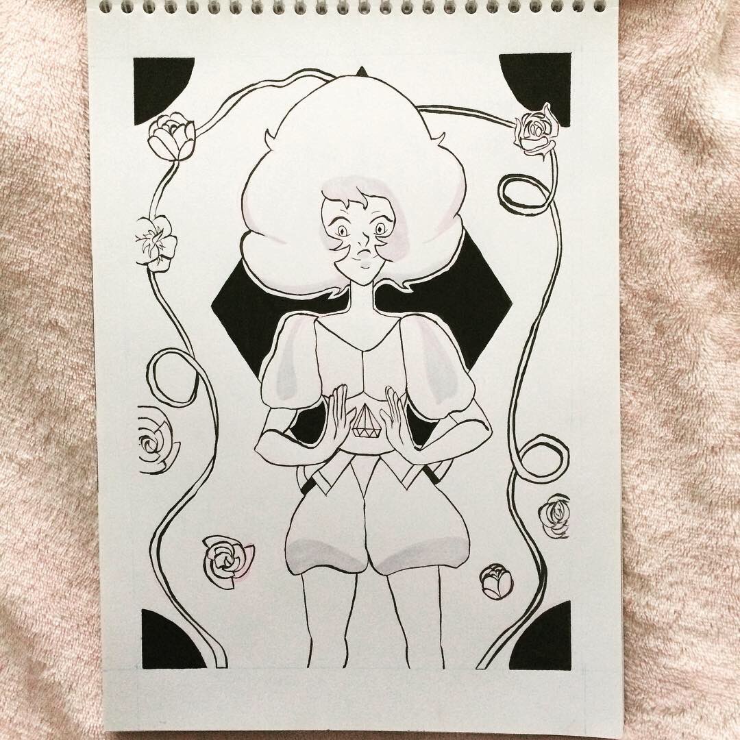 Inktober day 17- Pink Diamond 🌸
#inktober2018 #inktoberday17 #pinkdiamond #pinkdiamondsu #stevenuniverse