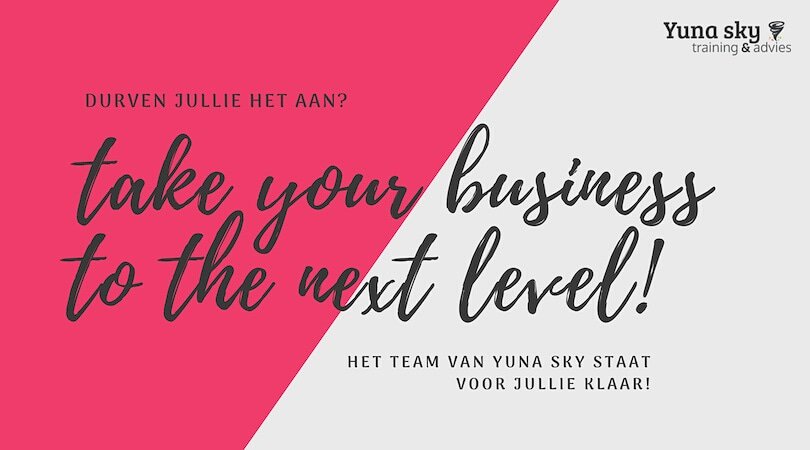 Durf jij het aan?
Wij hebben creatieve oplossingen voor al je PR-uitdagingen! 
Wil jij je bedrijf, dienst en/of producten op een ludieke manier PRomoten? Dan zijn wij er voor jou!

#YunaSky #PR #Marketing #communicatie #promoten #creatieve #opdrachten #oplossingen #uitdagingen
