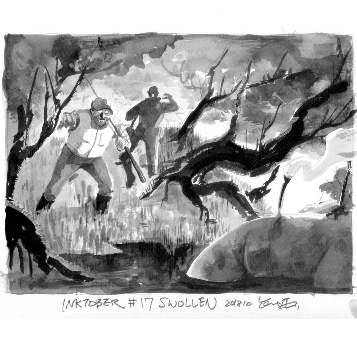 ouou0704's tweet photo. Day 17-Swollen "Fisherman found the third victim a week later."
___
Warm up doodle/ Carrie https://t.co/2f6AixwH5k