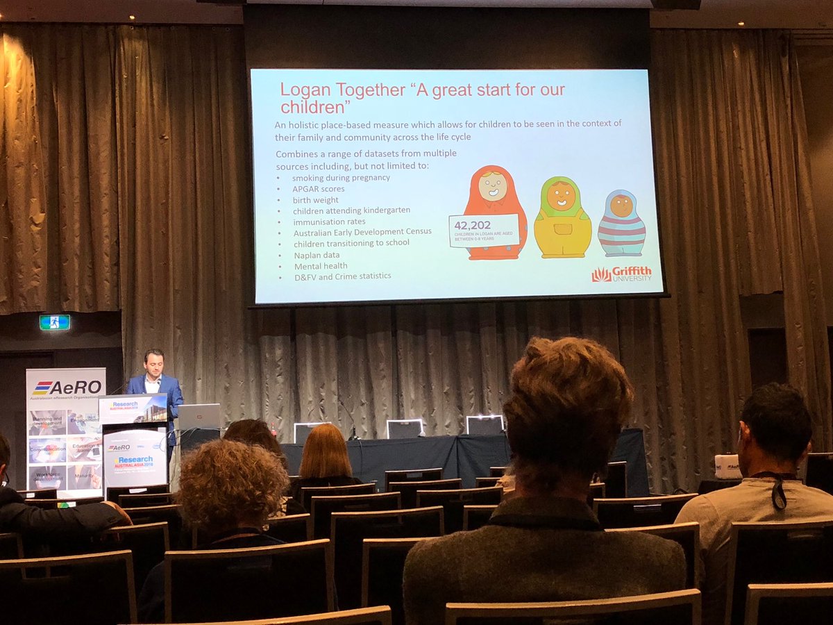 JulieToohey's tweet image. Griffith’s Logan based Regional Innovation Data Lab (RIDL) applying analysis to help and empower local communities #eResAU2018