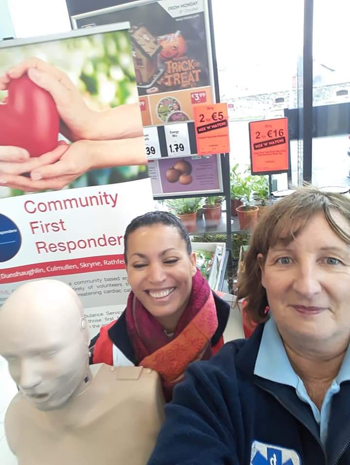 Some of our responders out and about promoting Restart a heart day this week. #RestartAHeart #restartaheartday #LearnCPR #CPR