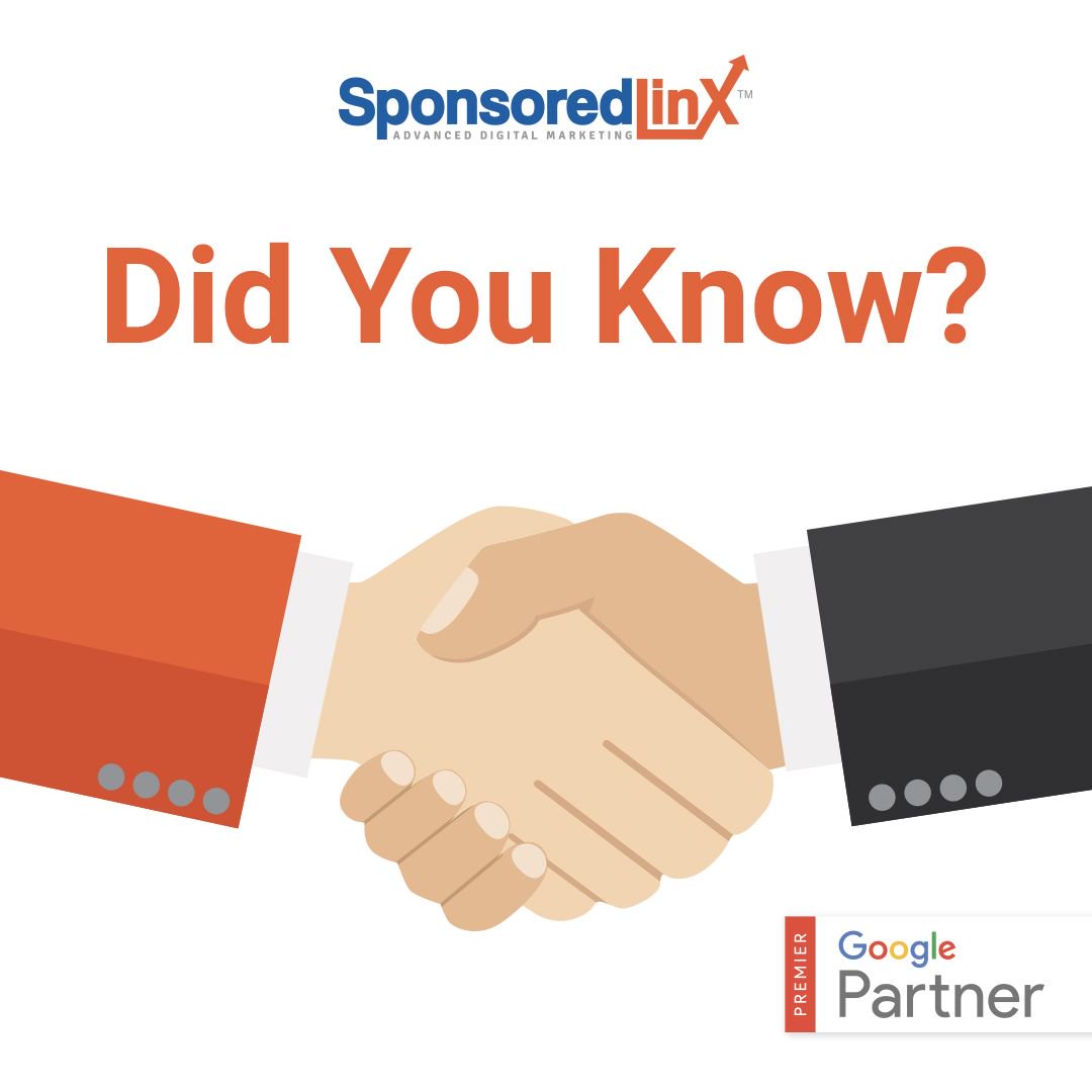 SponsoredLinX's tweet photo. Did you know? We're a Google Premier Partner? Get the help you need for your online advertising efforts from the best in town! #sponsoredlinx #digitalmarketingagency #adwordsagency #googlepartner https://t.co/0z4pu6r1cl