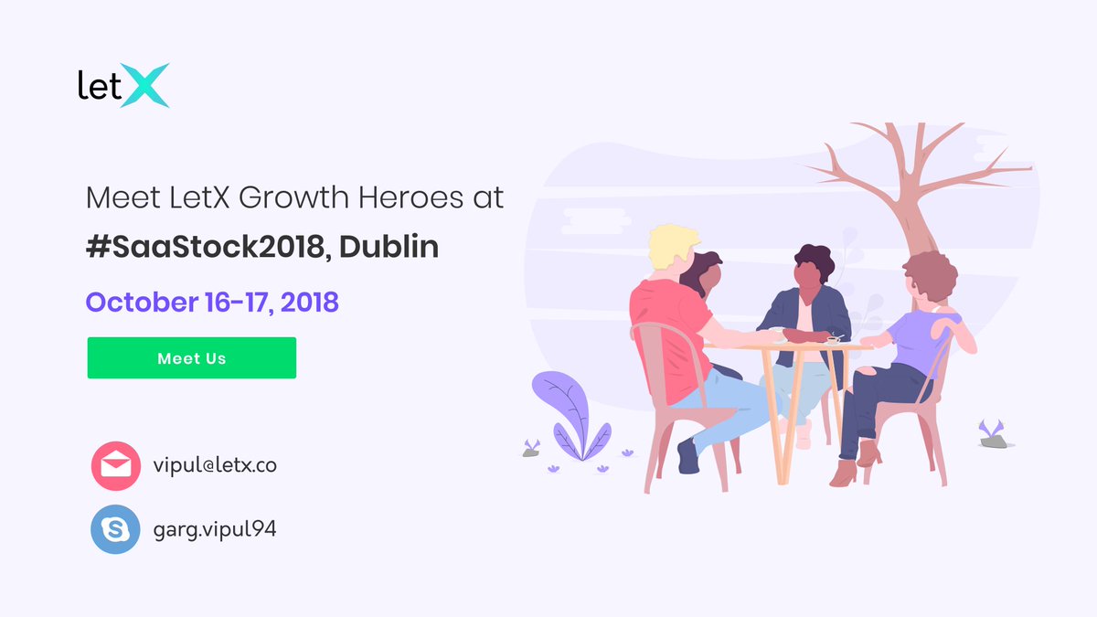 letxco's tweet photo. It's the third day at @SaaStock . Today, it’s going to be all about exhibiting at RDS, Dublin. 

Our #GrowthHeroes - @gargvipul19 &amp; @rishabhsaxena42 will be at the booth. 

If you see them then, do stop by to know how we can actually help you grow. 

#LetXatSaaStock
#SaaStock18 https://t.co/hohu6v3q63