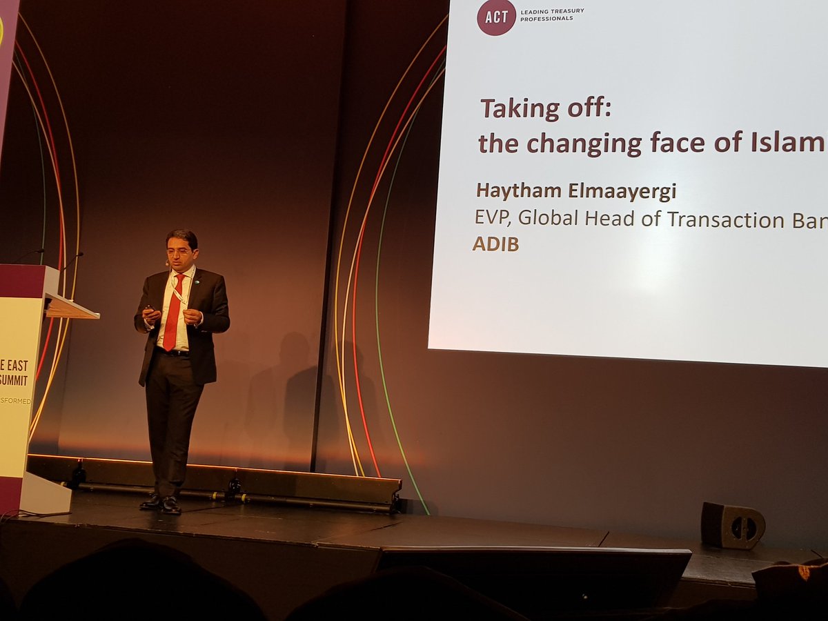 actupdate's tweet photo. Haytham Elmaayergi shares how ADIB are working with companies to share the benefits of Islamic banking @ADIBTweets #ACTME18 https://t.co/TihemJaakJ