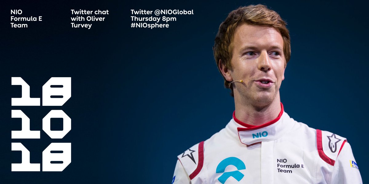 NIOGlobal's tweet photo. Want to know how pre-season testing is going? You have until 12pm today (BST) to submit your questions for Oliver Turvey. Don't forget to join us tomorrow at 8pm (BST) for our @OliverTurvey Twitter chat! #NIOsphere https://t.co/z2p22m9E3K