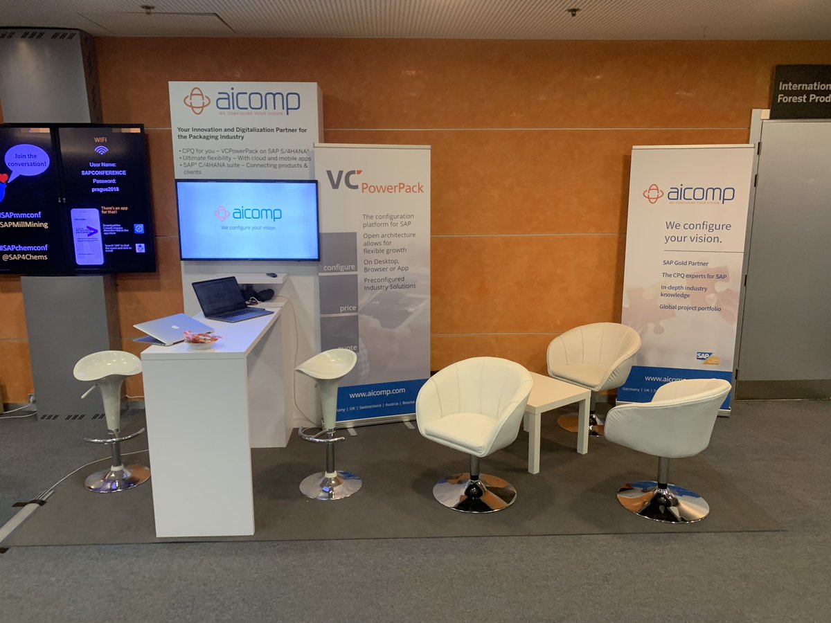 aicompgroup's tweet image. Getting ready for Day 1 @ #SAPmmconf Join us at our booth #aicomp