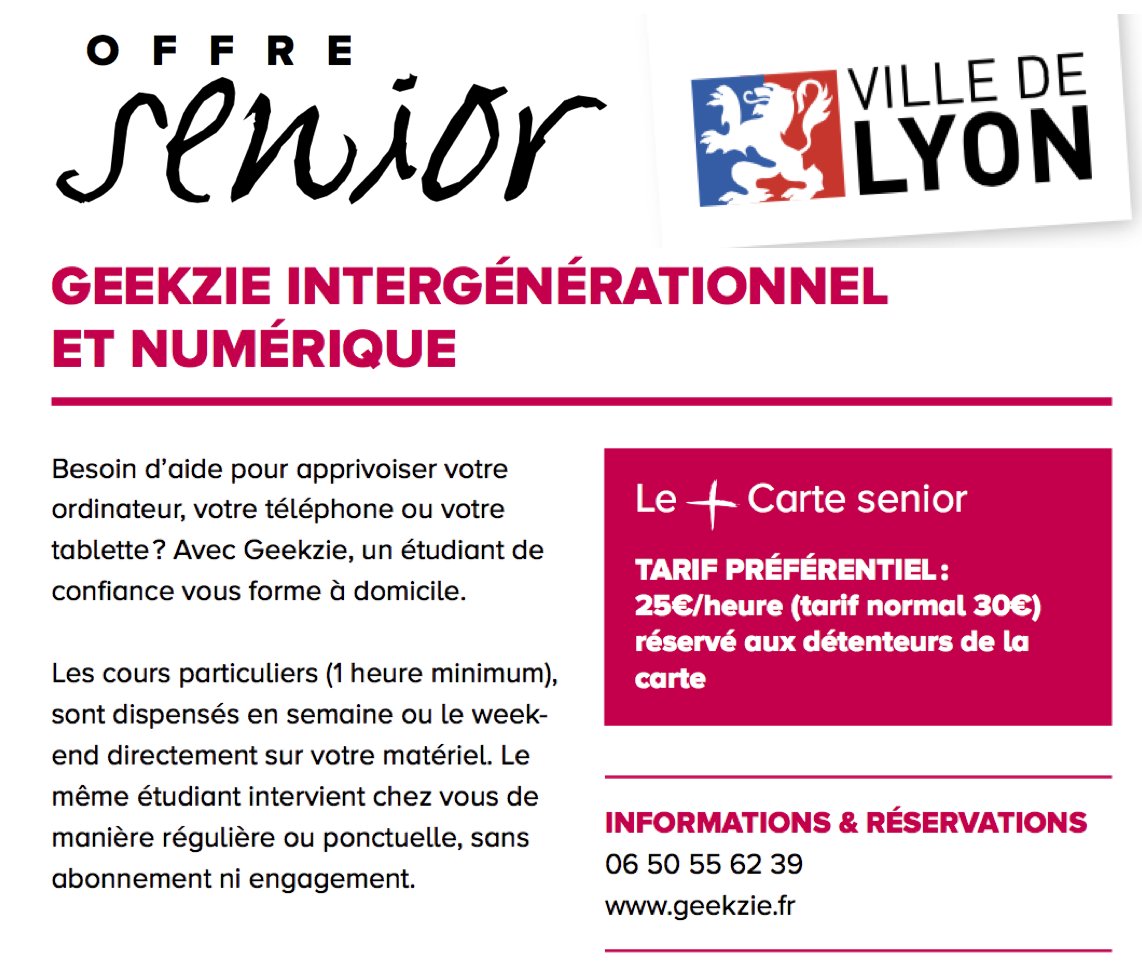 Geekzie_IT's tweet photo. Excellente nouvelle : @Geekzie_IT arrive officiellement chez @villedelyon ! https://t.co/5d2NiMj93r #silvereco #inclusion #numérique https://t.co/SMlLoSUL9u