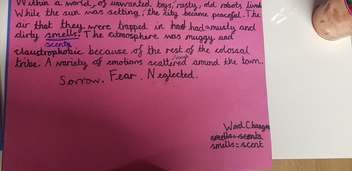 Harts_4C's tweet image. Yesterday we worked in groups to write the opening of our setting descriptions. If these are just the start, I can't wait to read the final piece! @hartsholmeacad #TheLostThing #settingdescription