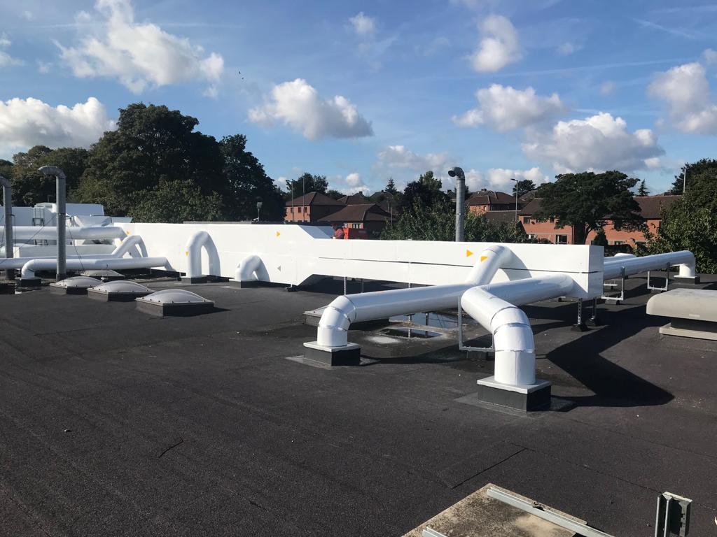 service2hvac's tweet photo. Our summer project at St Bernard’s, Rotherham is now complete. We delivered a ventilation and gas safety system to the school science block. You can read all about this by visiting the news section of our website. https://t.co/eAvbhcUhPi