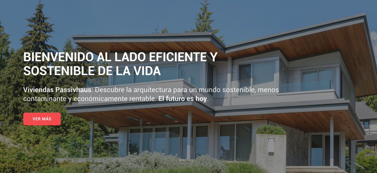 Diseñamos y construímos viviendas bajo el estándar #passivhaus 🏡🍃porque creemos en la arquitectura sostenible, el futuro de la edificación responsable con el medio ambiente. ¡Infórmate!
