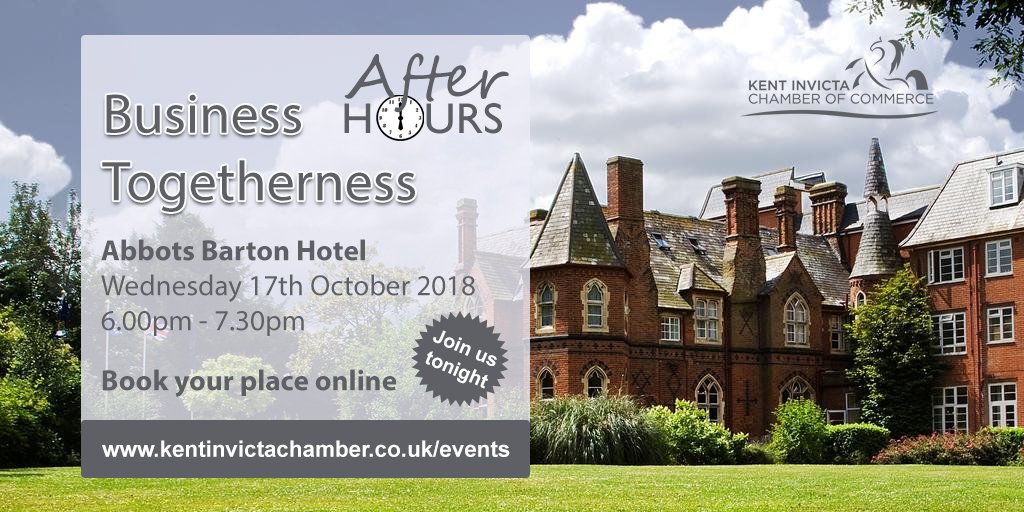 Whether you're new to the local community or a veteran company that has been around for decades, your reputation grows as you engage in other influential entities within your community.
#AfterHoursClub <a href="/AbbotsBarton/">Abbots Barton Hotel - Canterbury</a> tonight ow.ly/F92v30lYVIR
