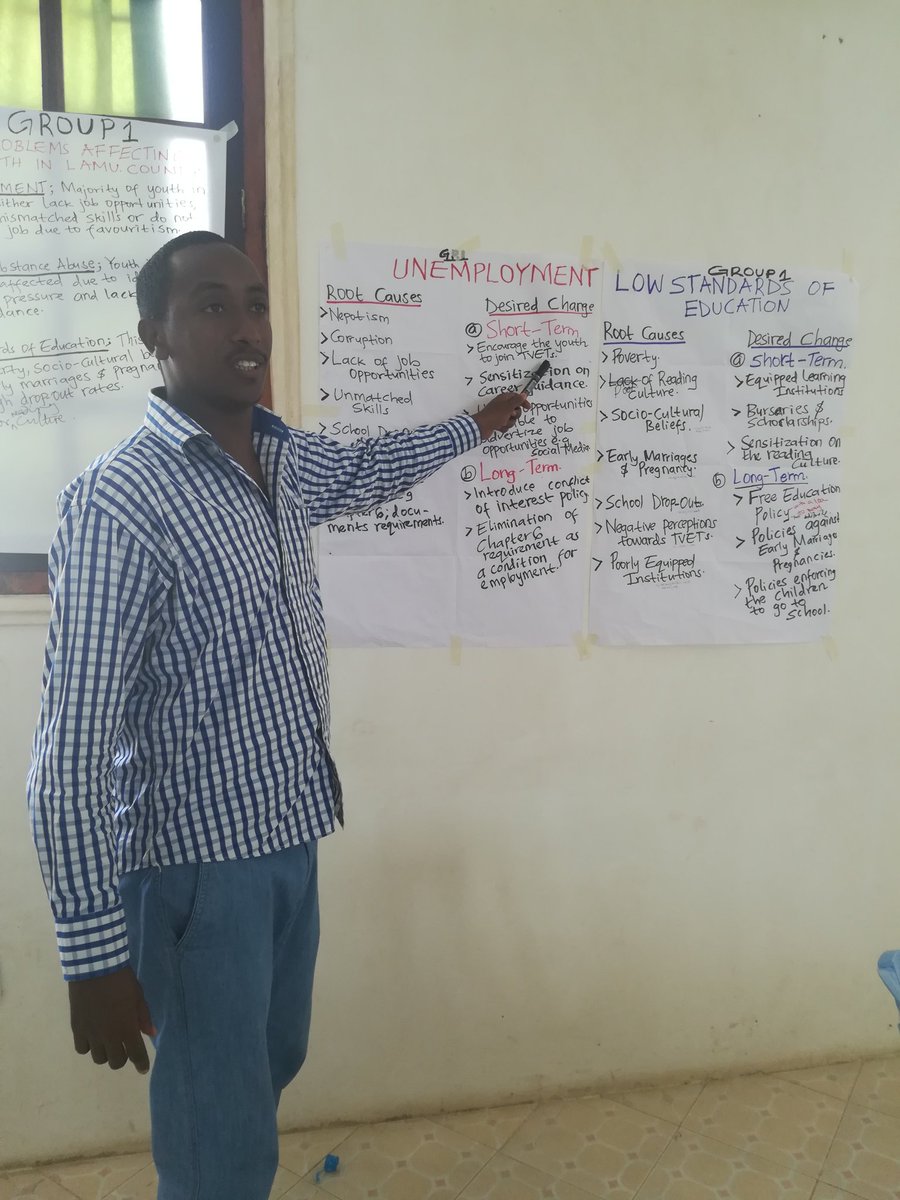 ammyner's tweet photo. Every socio-economic issue has a root cause, short term solution and the long term solution. This is seen in the day2 of the Advocacy Training Workshop conducted by the @AKF_EA with the support of @EUinKenya.
@LamuYouthAllia1 @KYBI_ke @Atrashskanda2 @GWoodthinks @LamuCountyKe https://t.co/gR823qPPbs