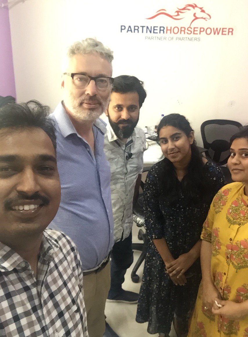 PartnerHorse's tweet photo. Thanks @ArhoAnttila @pipedrive for visiting @PartnerHorse to engage in partnership. This a clear indication how Global SaaS companies value India market and wants to go the # partner way. 
Indian SaaS folks wakeup call, we have biggies taking this market seriously :)
#saas #CRM https://t.co/2yik8dKNl6