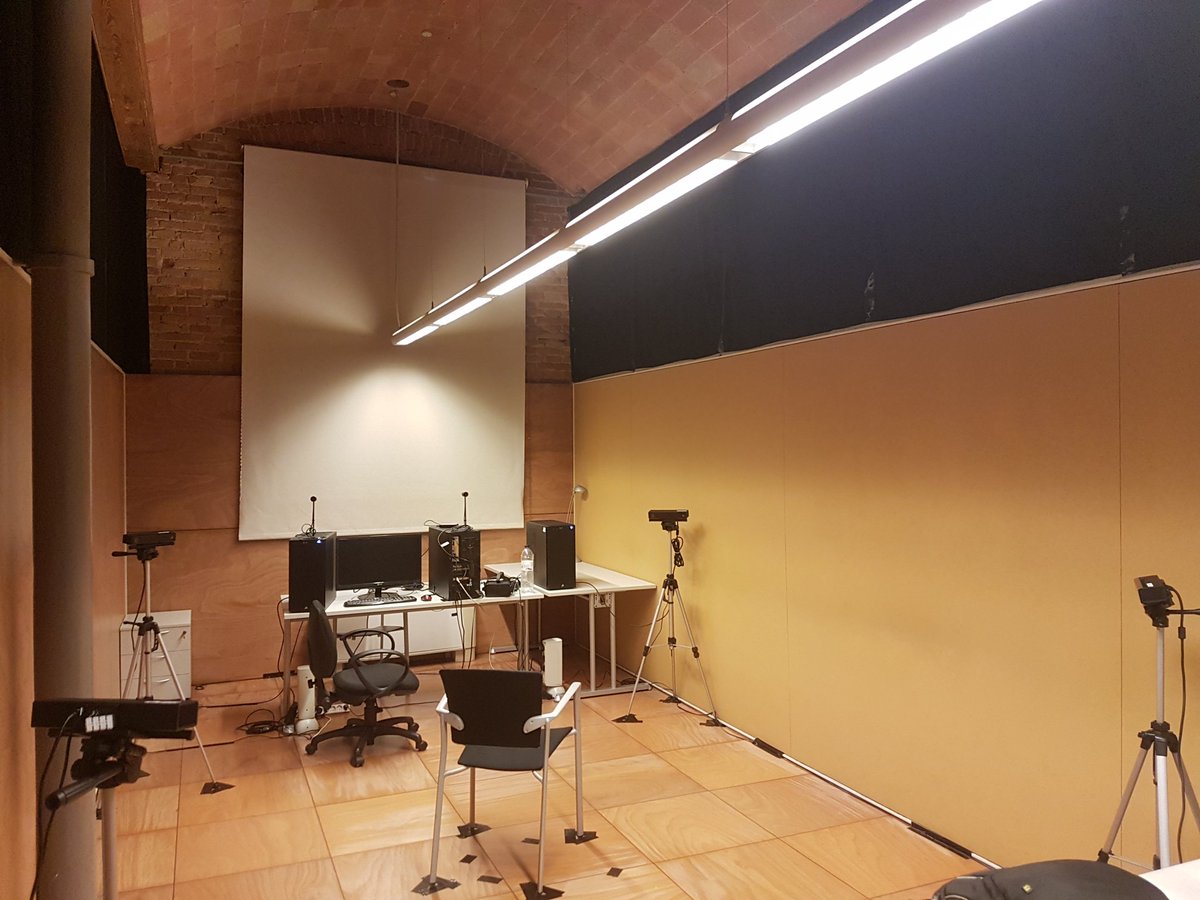 mario_montagud's tweet photo. Time for @VRTogether_EU pilots! A crime has been committed! 🧐 #SocialVR #VR #QoS #QoE #UserExperience #Immersion #Plausibility #Togetherness #LivingLab #piloting #Research #H2020 #VRTogether cc @i2CAT https://t.co/s6t31AZMz0