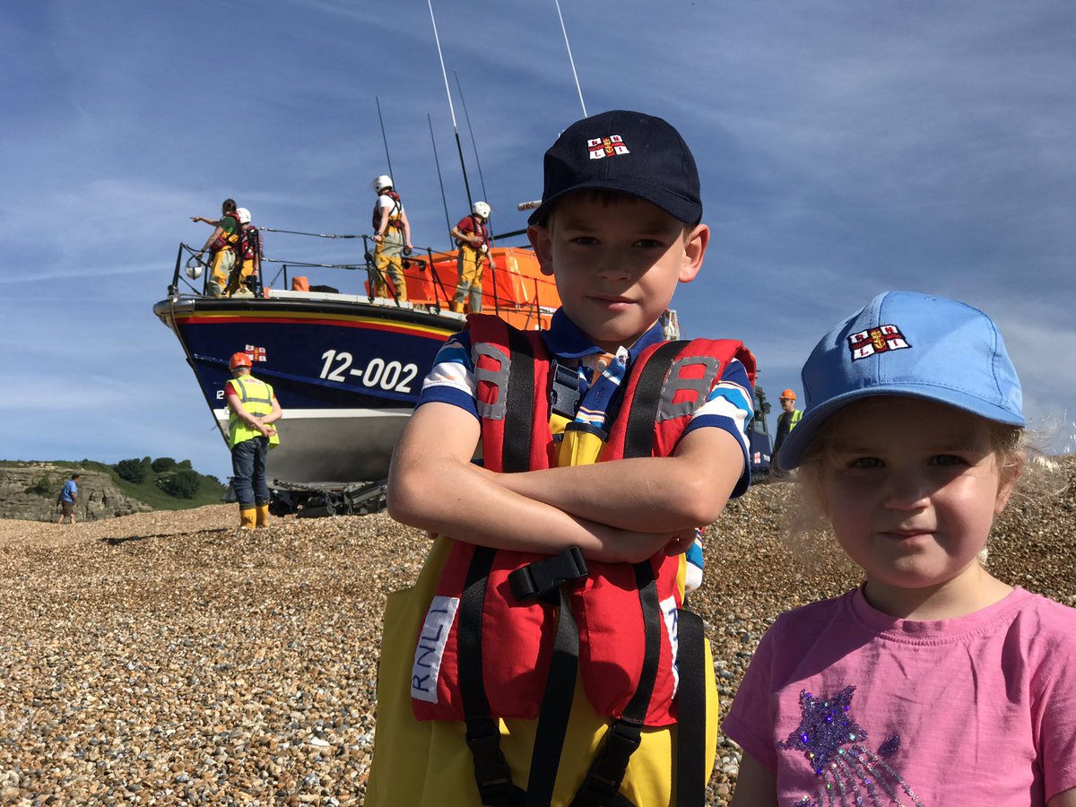 kempy2008's tweet photo. @Hastingsrnli Hi guys, will there be any training/exercises this weekend? My @RNLI “crew” would love to come and see the new boat... https://t.co/Zz5ilE7T6a