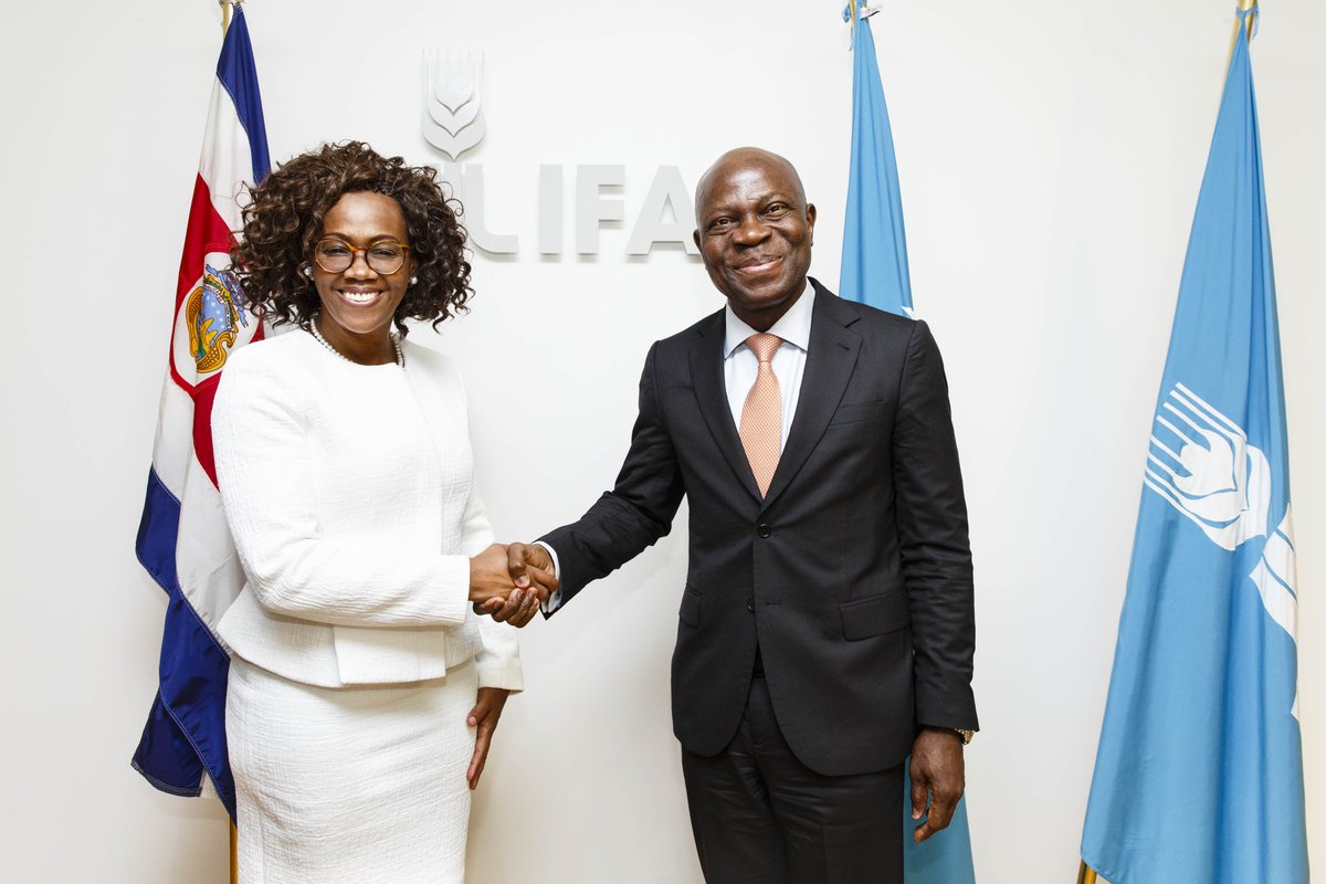 Thanks <a href="/epsycampbell/">Epsy Campbell</a> for the meeting. Great discussion about #UN #familyfarmingdecade and key role played by #CostaRica.

Looking forward to strengthen our collaboration.