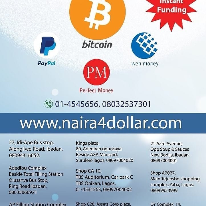 Naira4Dollar's tweet photo. Don't just live a life,live to make impact,let your name be registered on everyone's heart and it all starts NOW.@naira4dollar #legalizationday #YouTubeDOWN #Team9jaStrong #TexasDebate #LBYNGA #AFCON2019Q #bitcoinnews #bitcon2018 #reliable #instantfunding #wednesdaythoughts https://t.co/pdGdm3IxiX