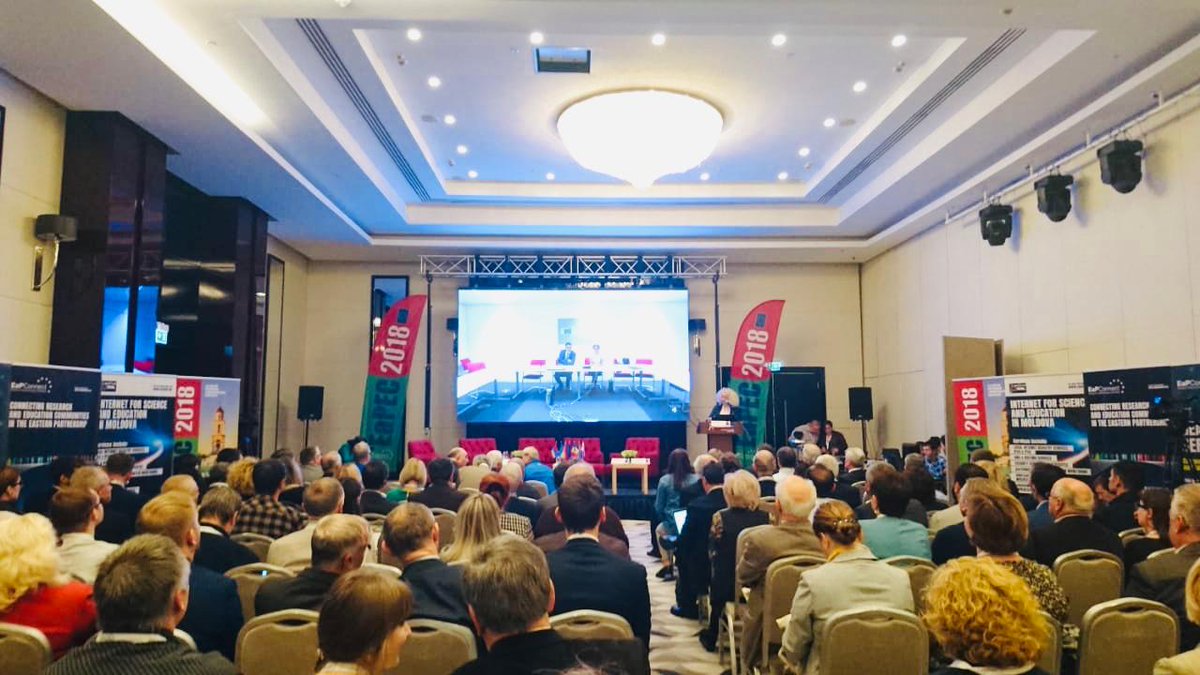 EaPConnect_News's tweet photo. "Let's Collaborate!EaPEC2018 just started in Chisinau!"@RENAM_AO https://t.co/SROHuMQw80