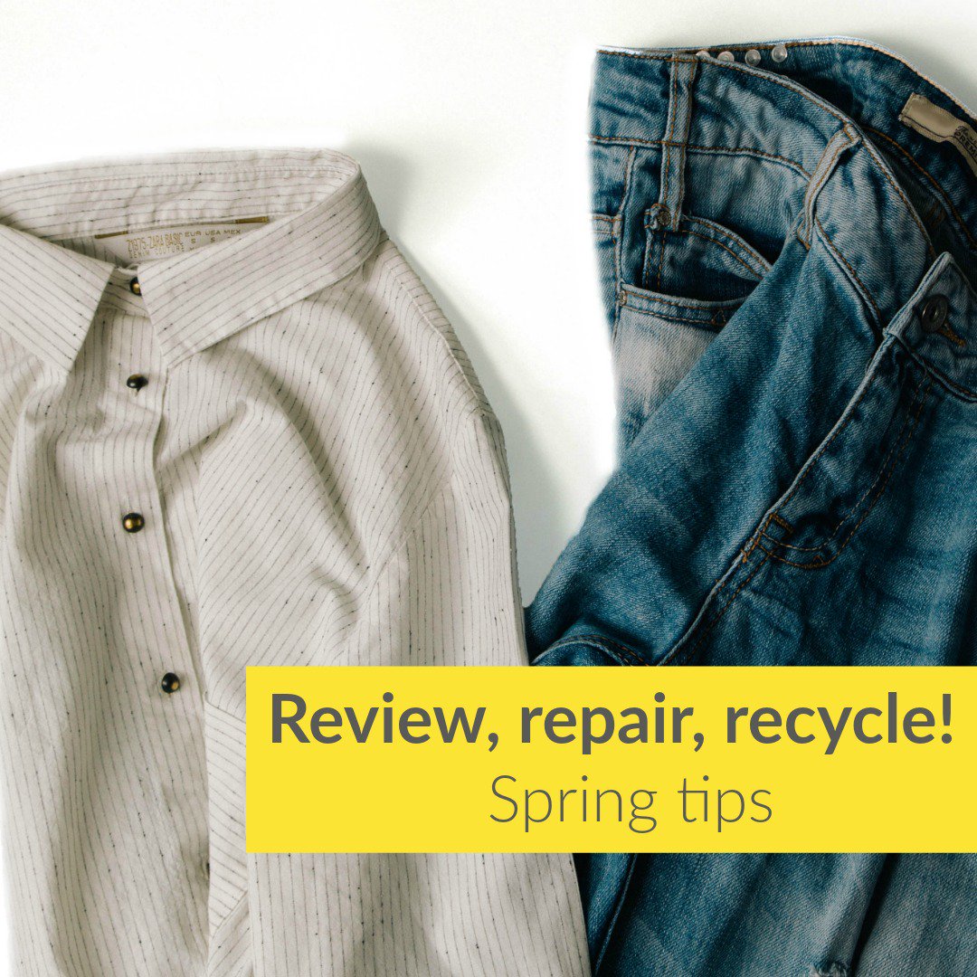 RWBrunswick's tweet photo. It’s time to pack away your coats and gloves, Brunswick – there's warm weather on the forecast! While it might be tempting to refresh your wardrobe with new summer pieces, creating a sustainable wardrobe will serve you better and save you money. https://t.co/uhZAWFj2St https://t.co/XgIfXaoLAK