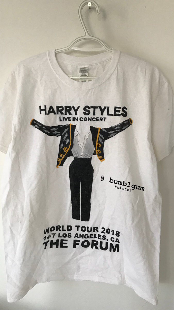 harry styles live in concert shirt
