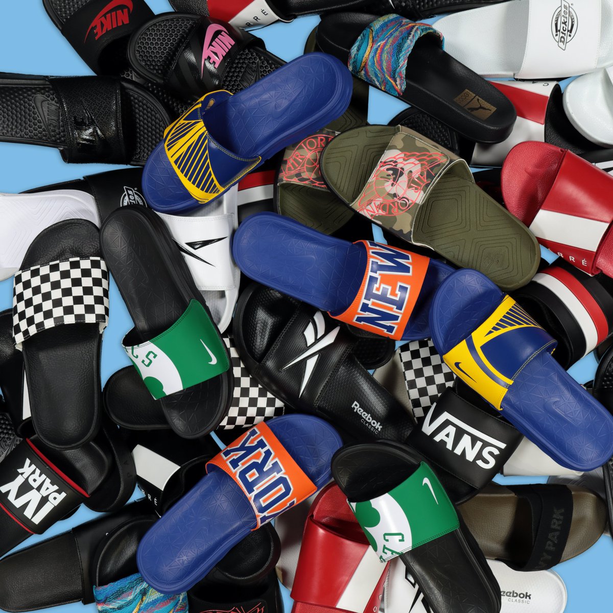 Culturekings's tweet photo. Slide Life = Happy Life 💁♂️
Well over 30+ styles to choose from
#culturekings #slidelife #slide #nike #carré #wellmade #saintmorta #jordan #jumpman23 #reebok #adidas #adilite #puma https://t.co/fdFCWtb6PE