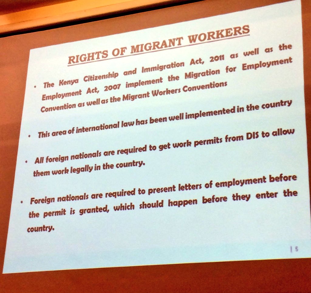 Dr.Dan Opon presents of the <a href="/ImmigrationDept/">Immigration Services | Kenya</a>  presents in the ongoing BMM conference on Human Rights in Governance.
<a href="/KagwiriaMbogori/">Ms.Kagwiria Mbogori</a> <a href="/NANHRI40/">NANHRI</a> <a href="/EUinKenya/">European Union In Kenya</a> 
#MigrationWithDignity