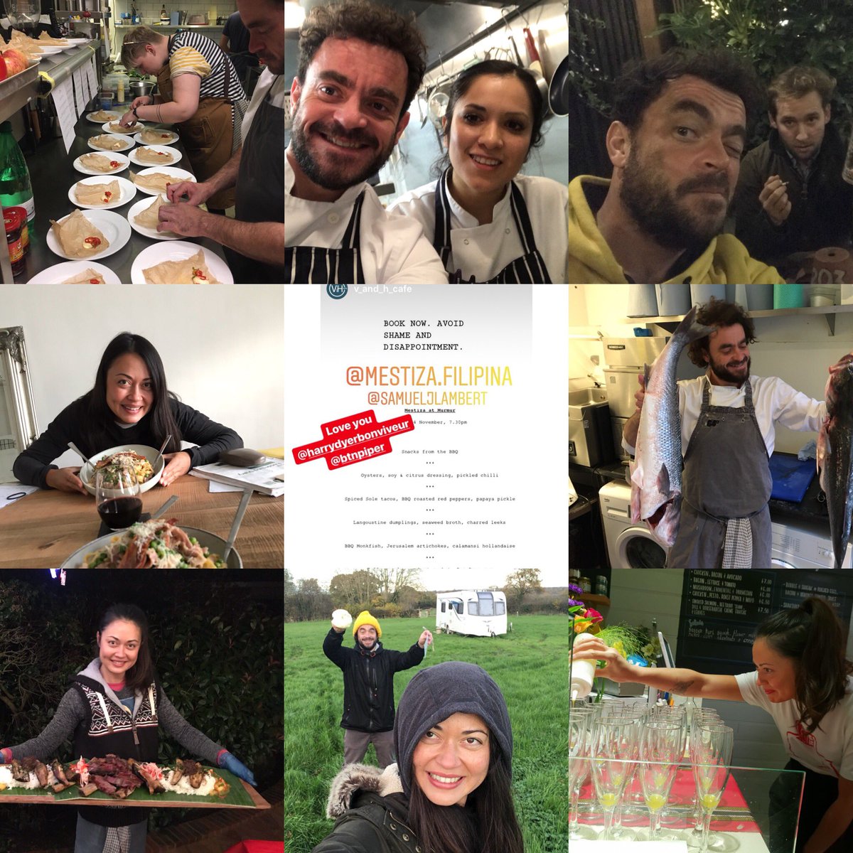 Beach BBQ in November with these awesome people.