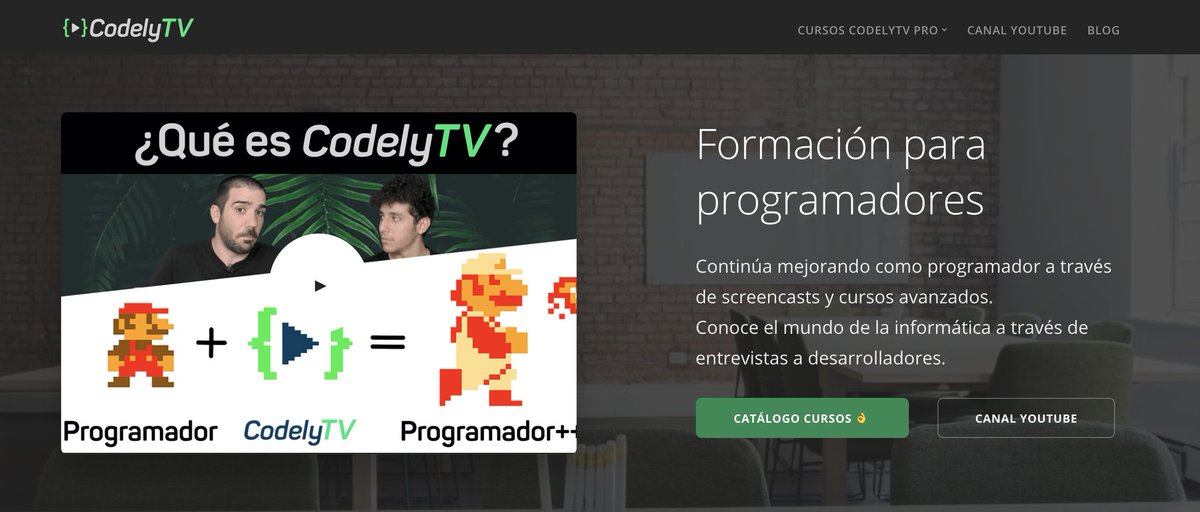 fullstackSVQ's tweet photo. Los amigos de @CodelyTV sortean una subscripción a su plataforma de formación online
https://t.co/46Wbuefuqn
#CodelyTV #Thanks https://t.co/fAXwactXID