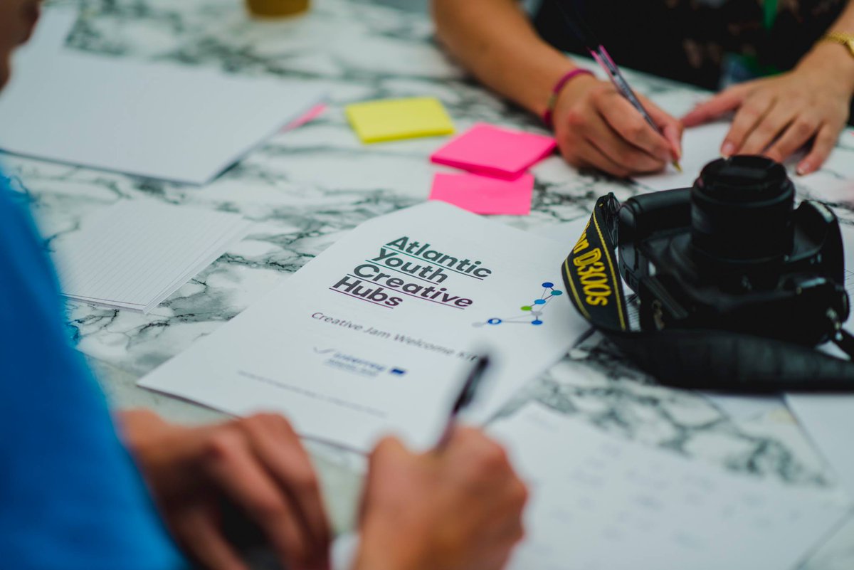 AtlanticHubs's tweet photo. 📣Creative Jam - Shaping the future at @plymouthart 23th and 24th of October. Register now.
🖱️👉https://t.co/usv7mbxsAL
#aychEU #Interreg #atlanticarea #transnational
#AtlanticHubs #atlanticyouth #aychHubs #aychformation #plymouth https://t.co/JiodIUldYv